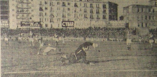 Momenat kada je Veselinović postigao prvi gol za Vojvodinu