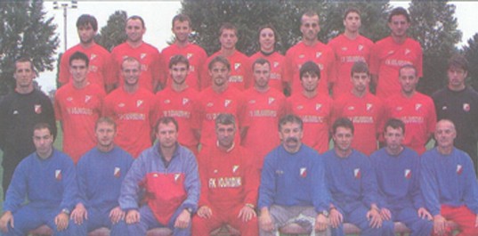 Ekipa Vojvodine iz sezone 2004/5